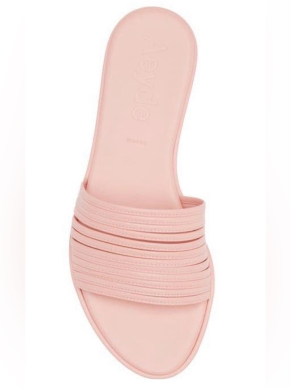 NWT Aeyde Pink Minimalist Slide Sandals